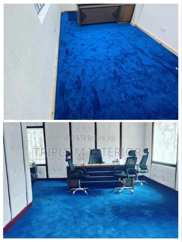 Soft Blue Wall to Wall Carpet | Home | Office| Church Comfort