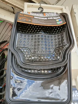 Clear Black Heavy Duty Car Floor Mats/ 5 PCS Clear Black Mats