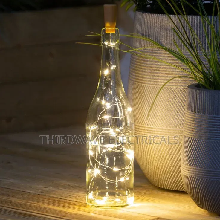 Modern Vintage Decorative Wine Bottle Lamp Hs2