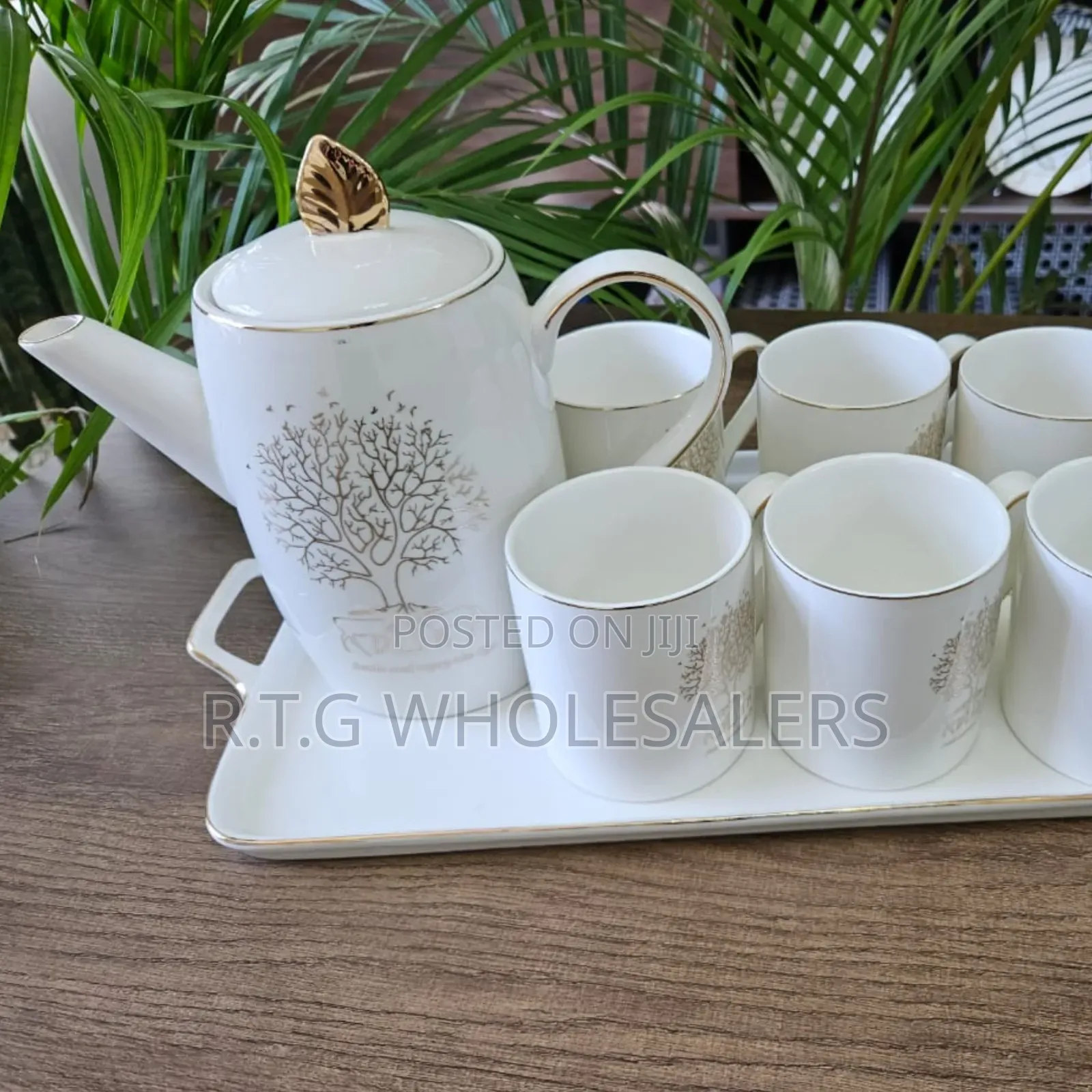 7-Piece Elegant Tea Cup Set – Stylish Serving Set