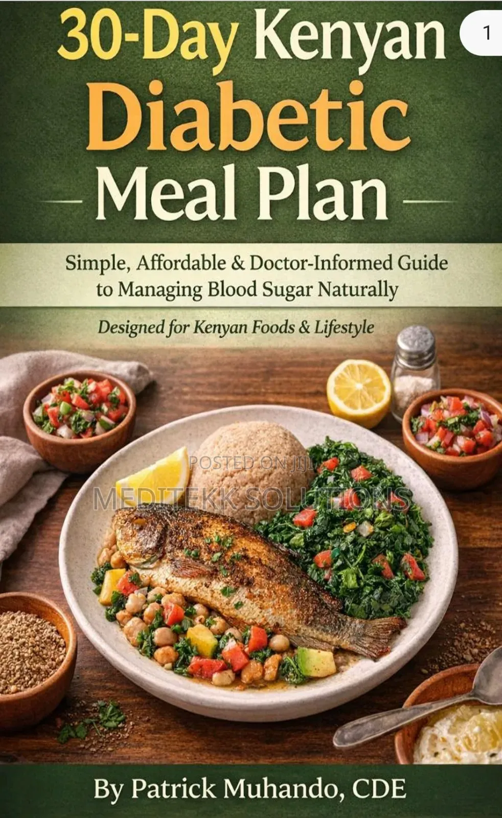 30-Day Kenyan Diabetic Meal Plan (Instant Pdf)- Control Blood Sugar