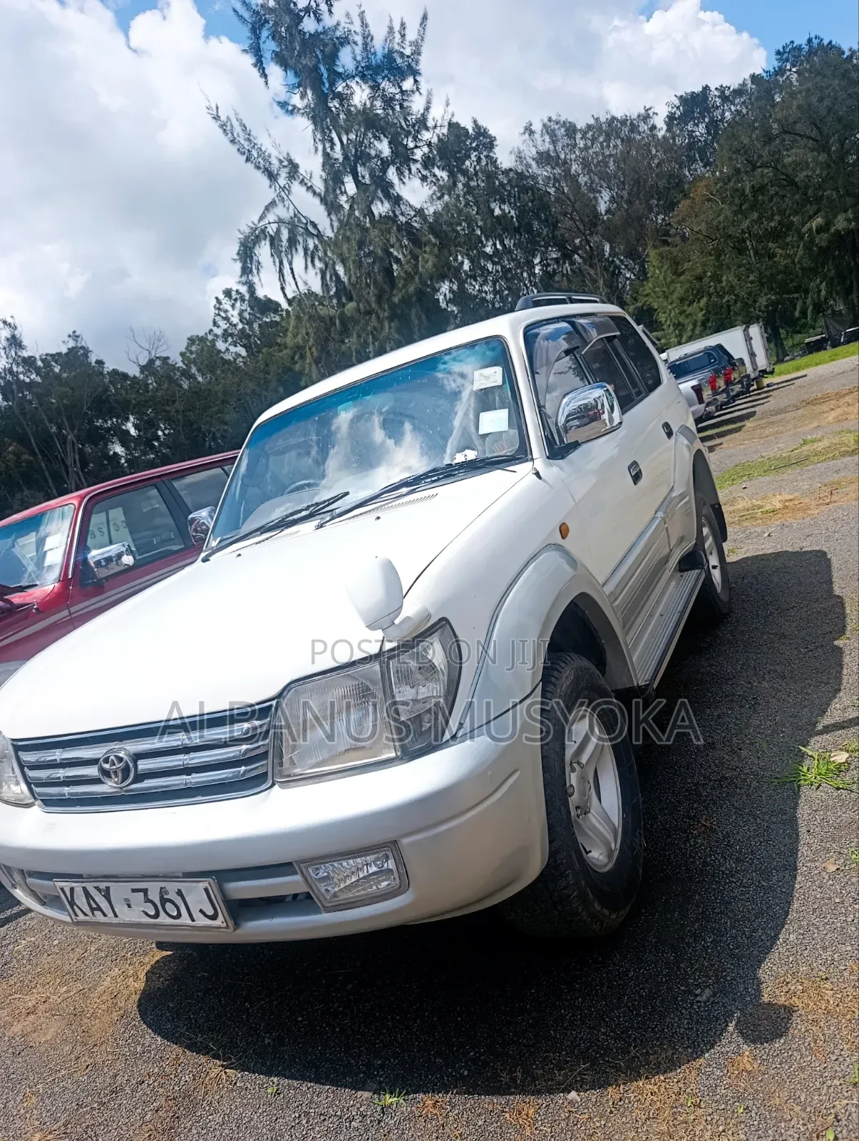 Toyota Land Cruiser Prado 1998 White