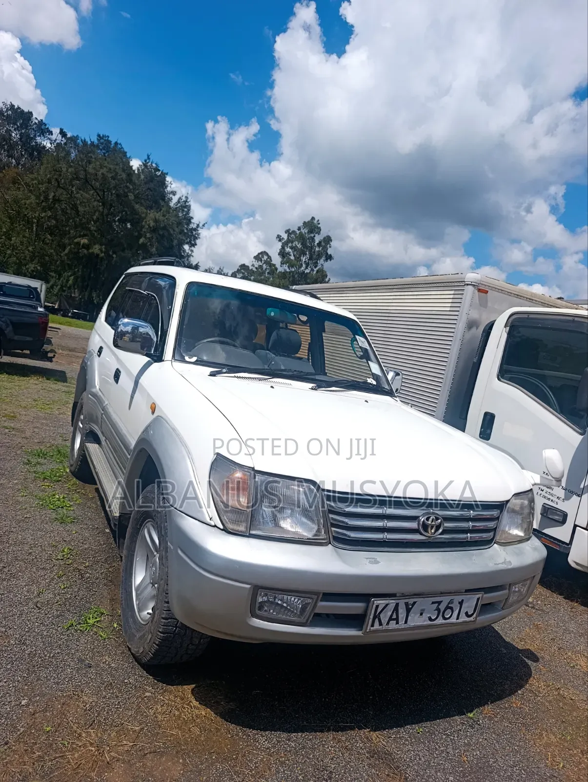 Toyota Land Cruiser Prado 1998 White