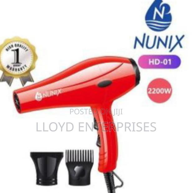 Nunix Blow Dryer 2200watts Red - main view