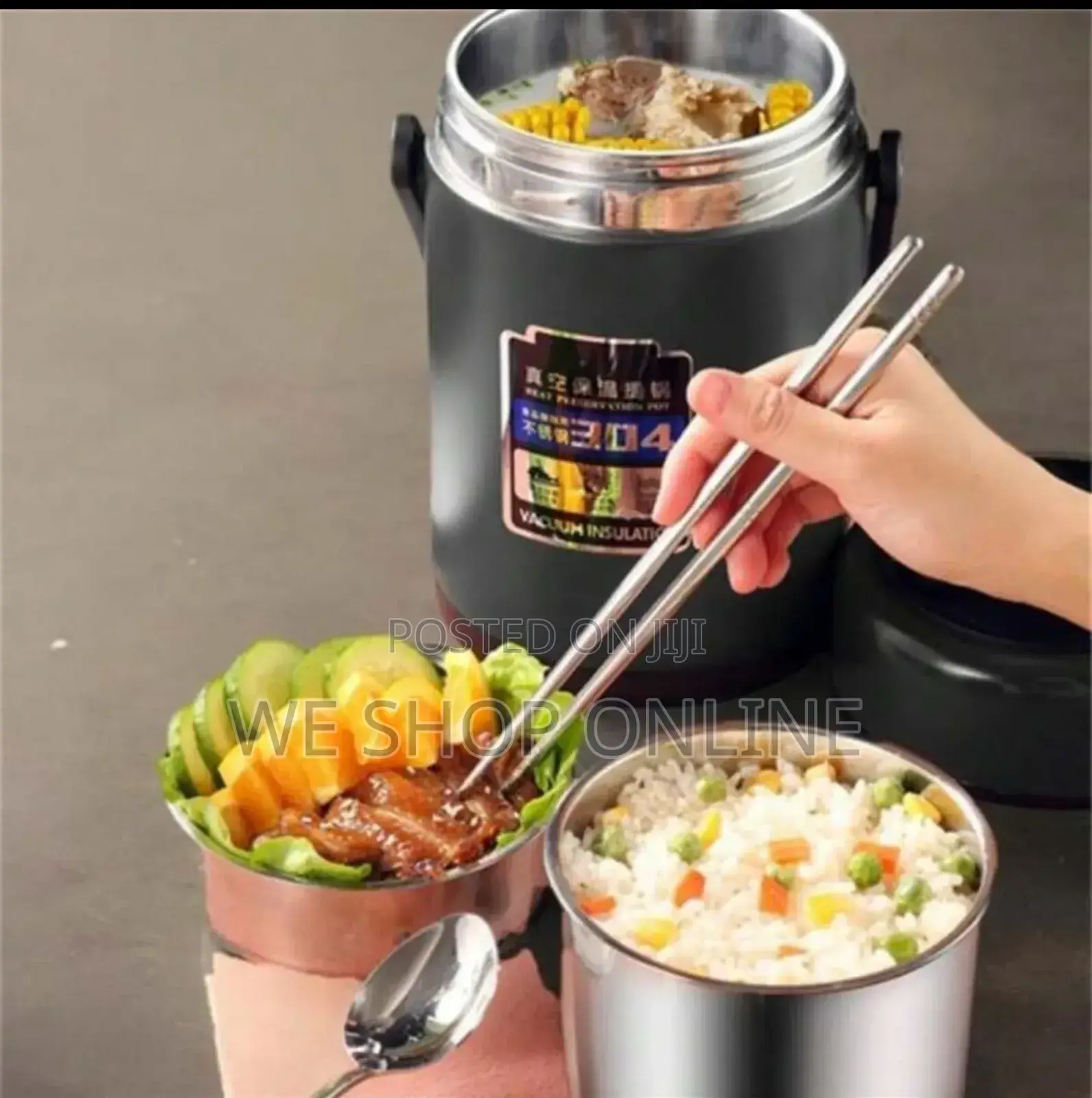 *304 Stainless Steel Vacuum Thermal Food Flask