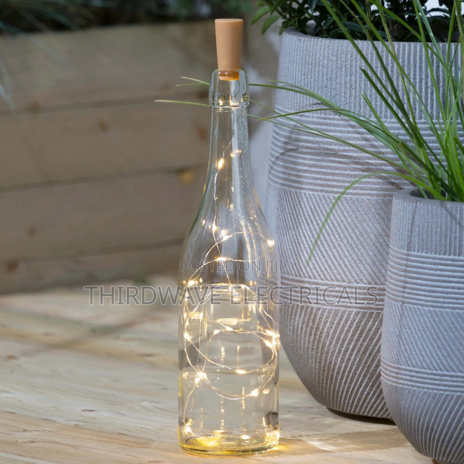 Modern Warm White Led Fairy Lights Decorative Wine Bottle Lamp Dq9