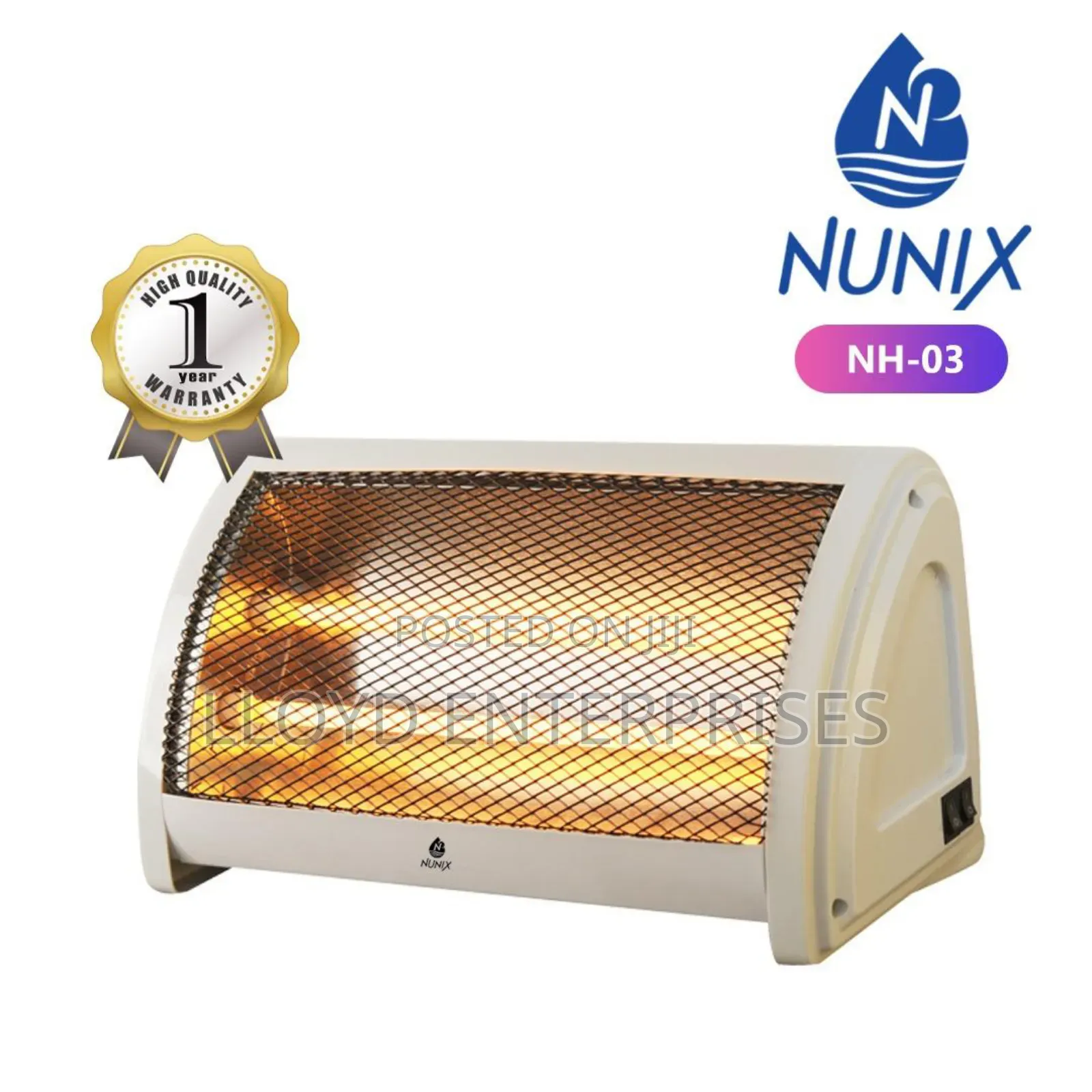 Nunix Semi Circle Quartz Room Heater