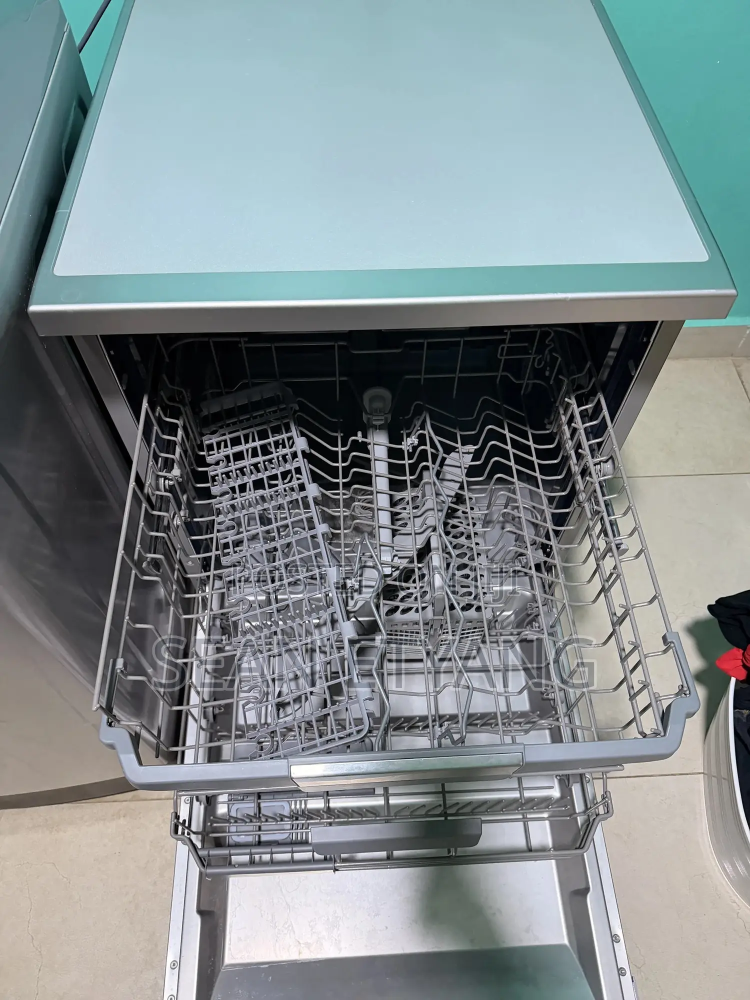 Mika Dish Washer, Dish Washer, 12 Place Setting, Silver (Mdwfs1201p6s)