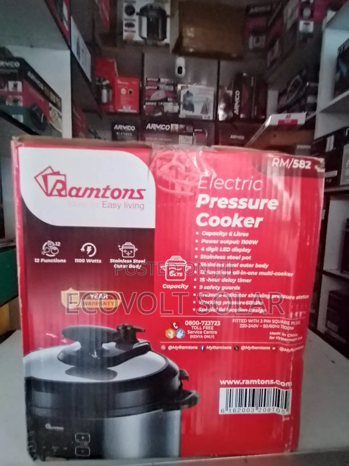 Ramtons Electric Pressure Cooker