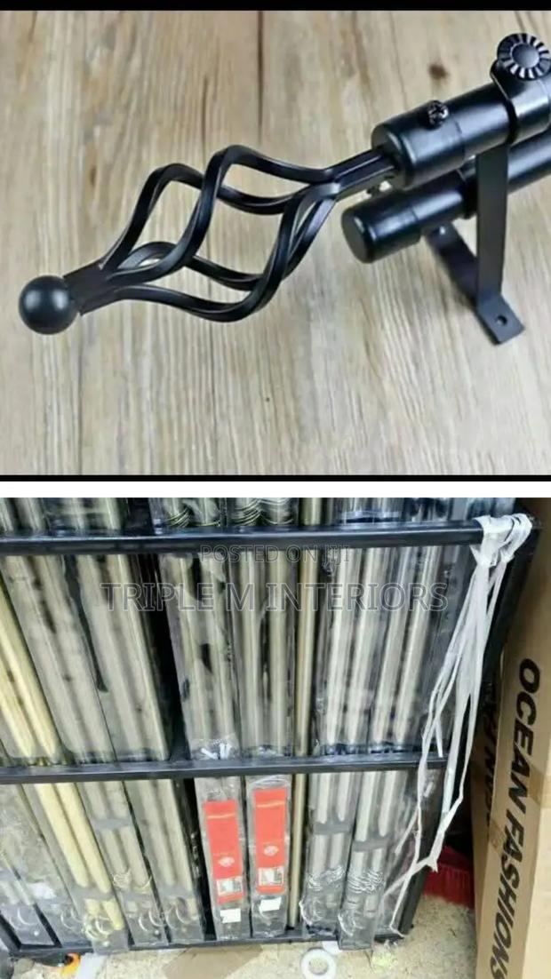 Imported Adjustable Curtain Rod System - main view