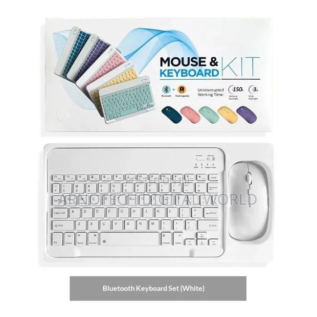 Wireless Bluetooth Keyboard and Mouse Kit – Rechargeable