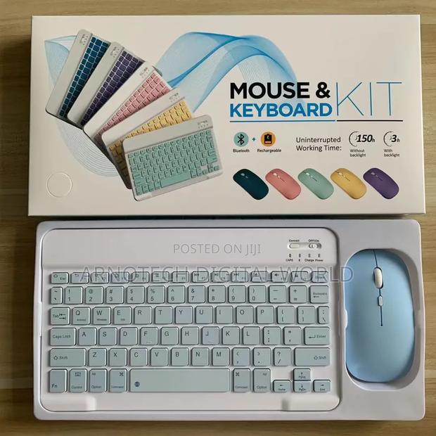 Wireless Bluetooth Keyboard and Mouse Kit – Rechargeable - thumbnail 2