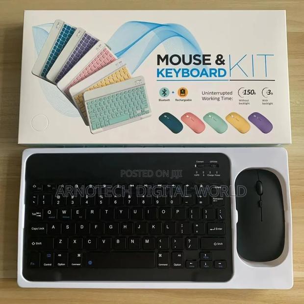 Wireless Bluetooth Keyboard and Mouse Kit – Rechargeable - thumbnail 3