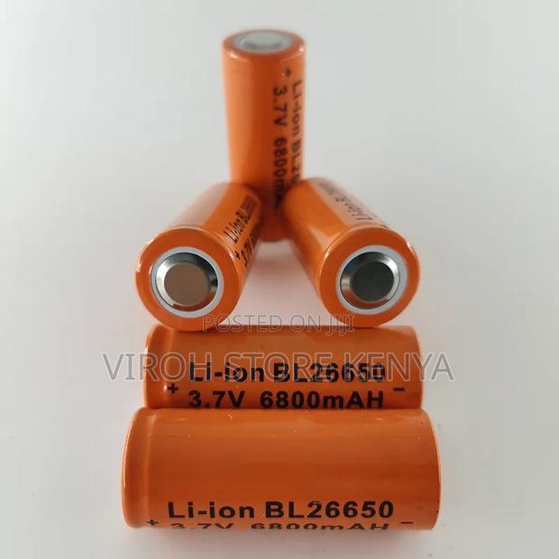 3.7v Battery 26650 Lithium Battery - Rechargeable