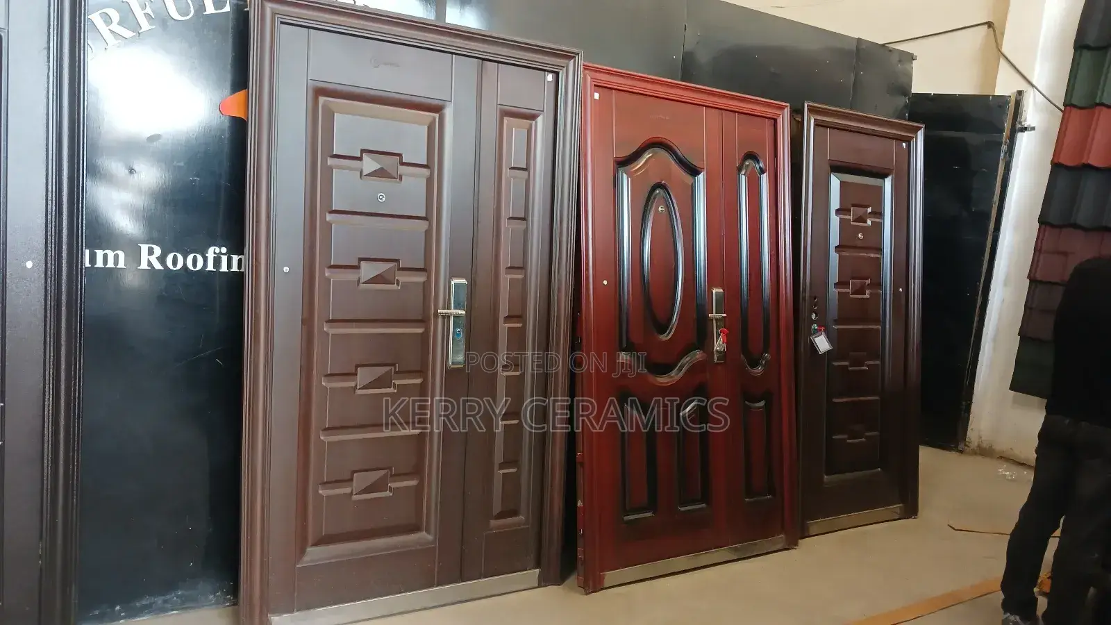 Double Steel Doors