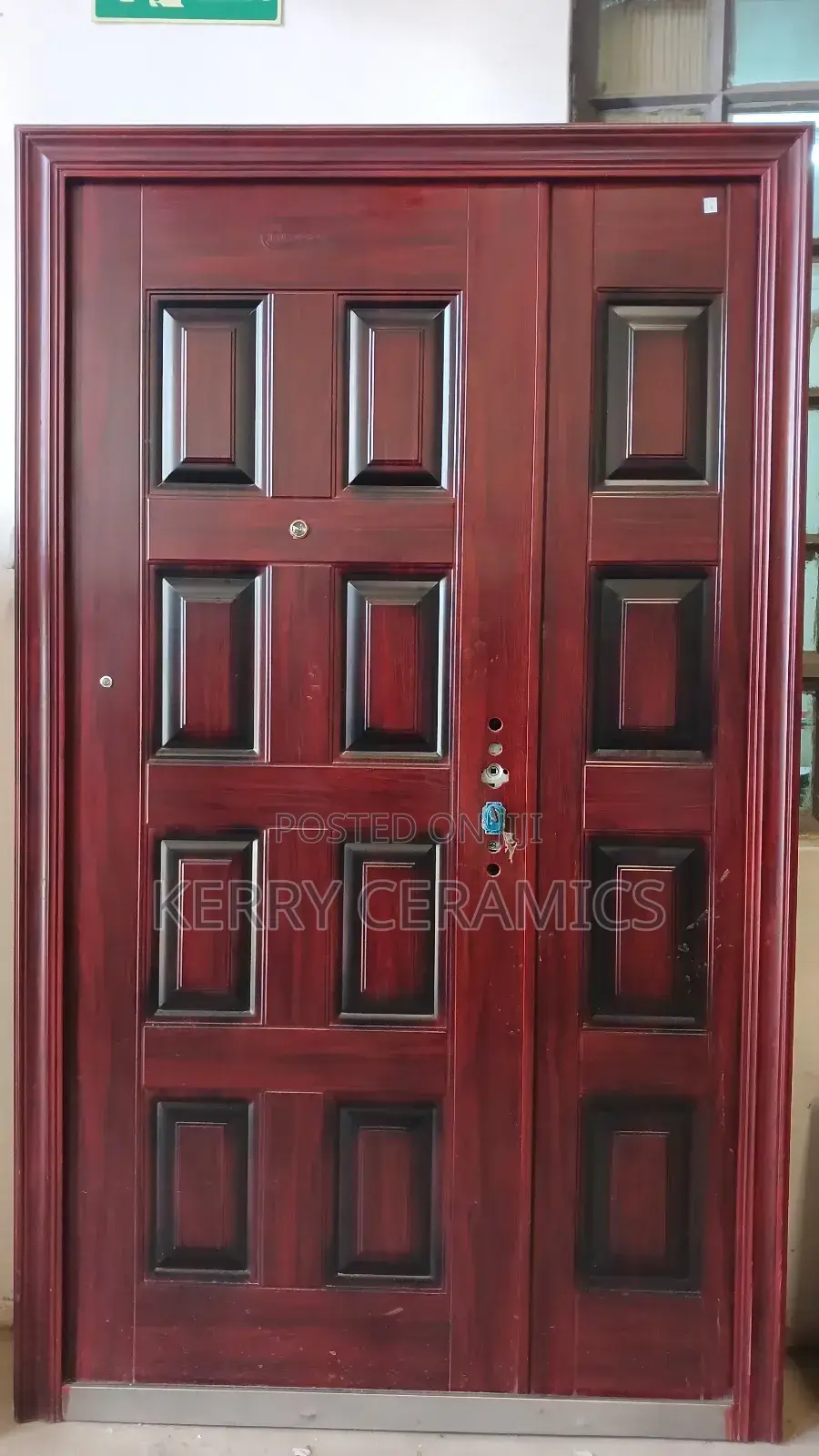 Double Steel Doors