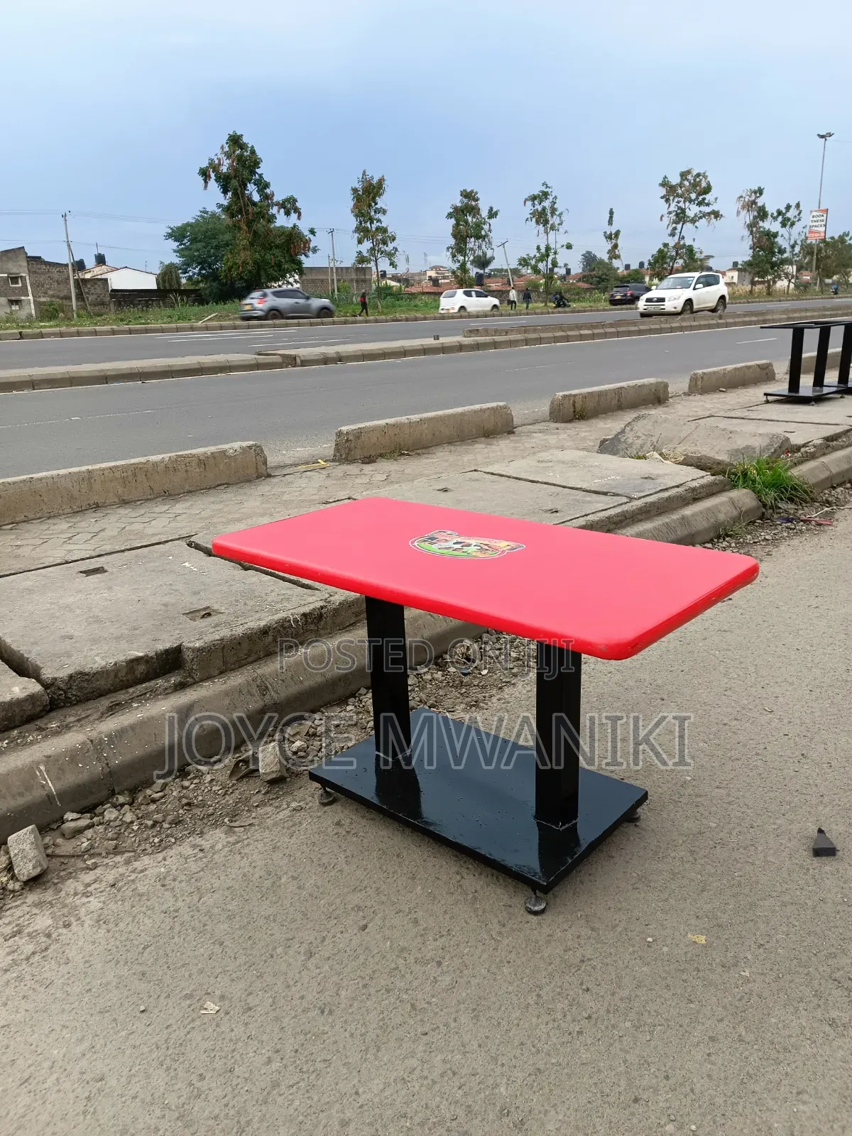 Restaurant Marble Table, Double Stand 