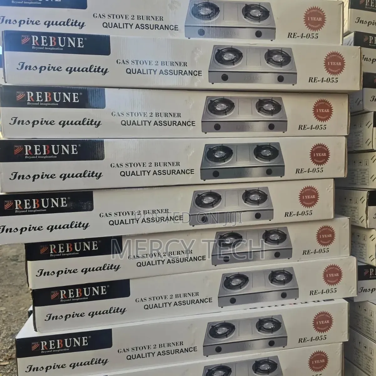 Rebune Stainless (Re-4-055) 2-Burner Gas Stove