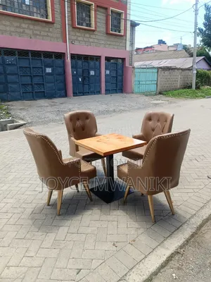 Modern Vip Restaurant Set, Wooden 