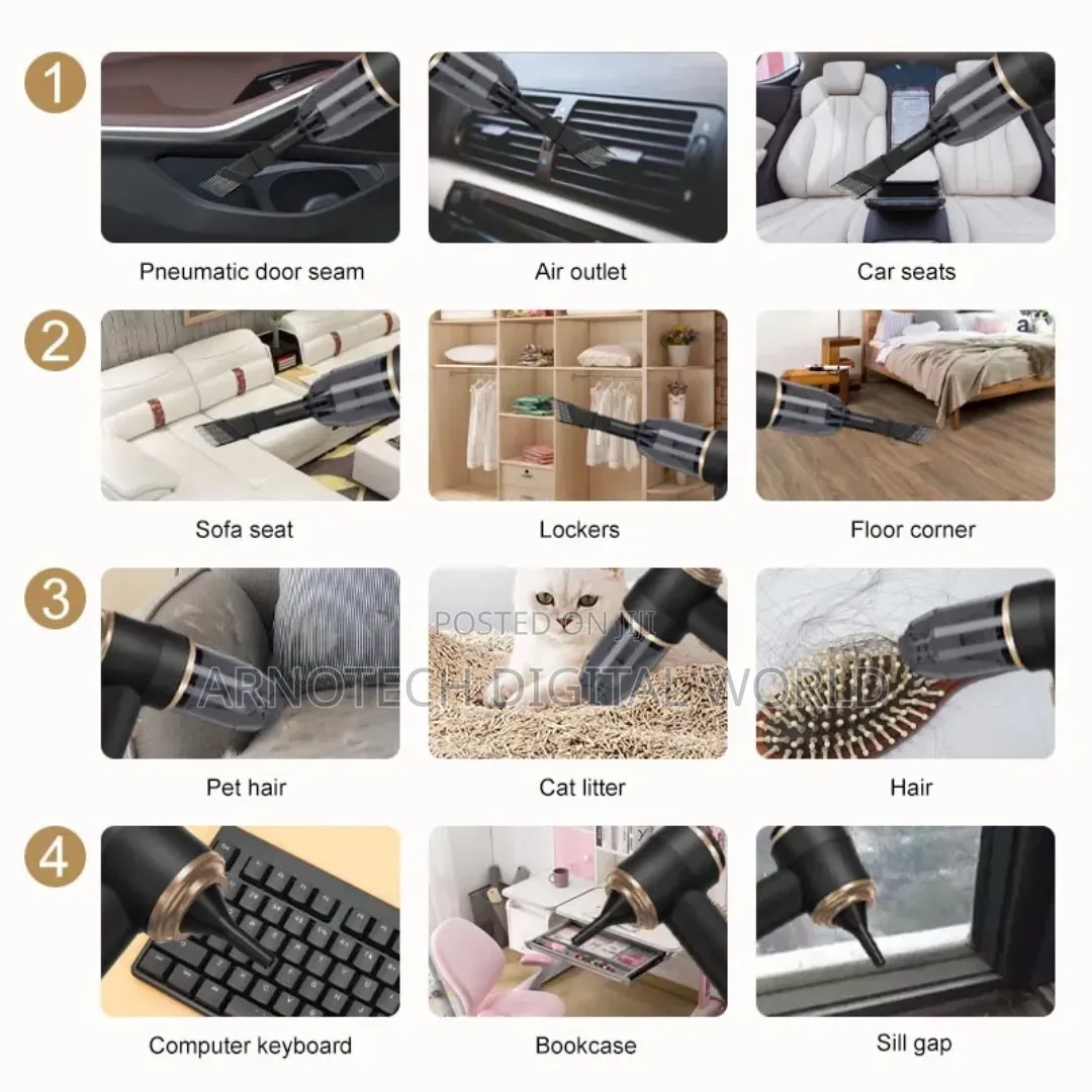 Q818 Handheld Portable Cordless Vacuum Cleaner