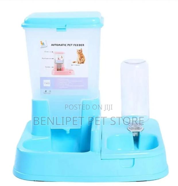 Durable Automatic Pet Food Feeder and Waterer - thumbnail 2