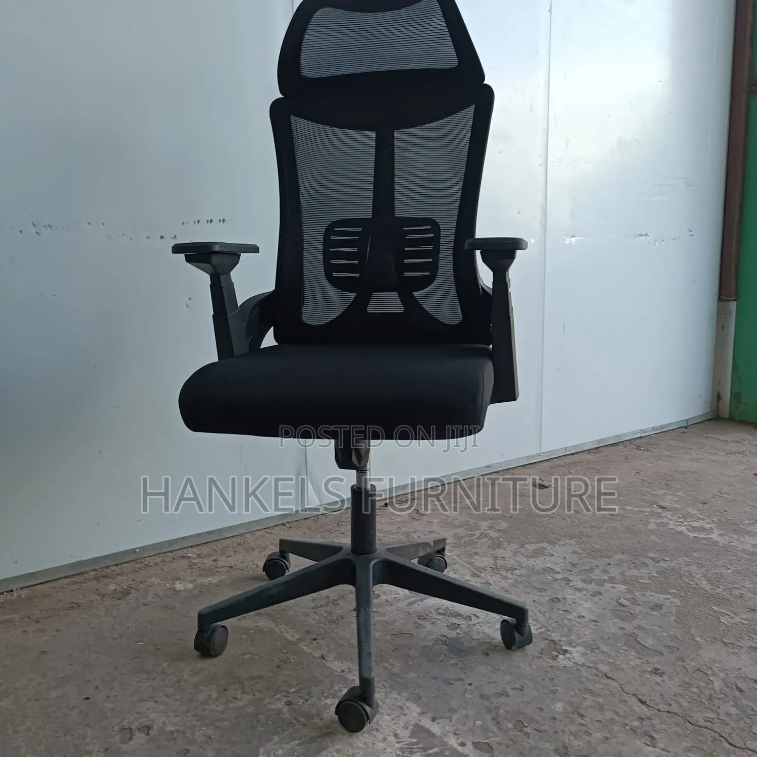 Orthopedic Office Chair-High Back With Padded Back Support