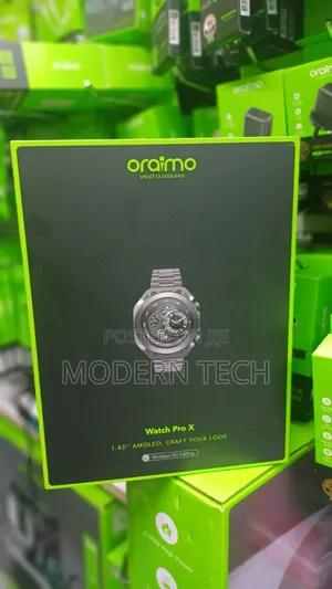 Oraimo Watch Pro X 1.43'' Amoled Ip68 Watch With 2 Replaceable Cases