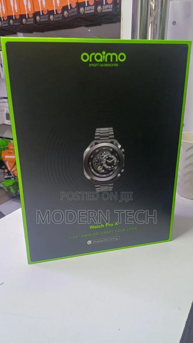 Oraimo Pro X Smartwatch – Amoled Display Multi-Sport Modes - thumbnail 2