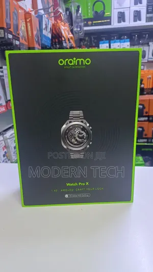 Oraimo Watch Pro X Smartwatch Amoled Screen Replaceable Straps