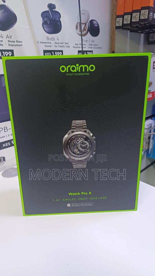 Oraimo Watch Pro X 1.43′′ Amoled Ip68 Smartwatch