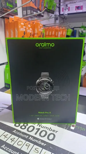 Oraimo Pro X 1.43′′ Amoled Smartwatch With Replaceable Straps