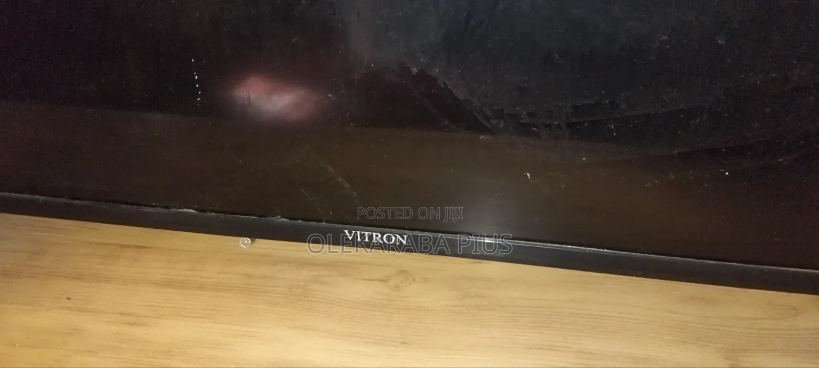 A 50" Vitron Tv With a Broken Screen but Still New