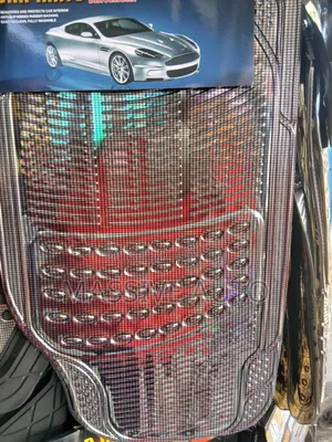 Silver Wipe Able Car Floor Mats/ Silver Car Mats
