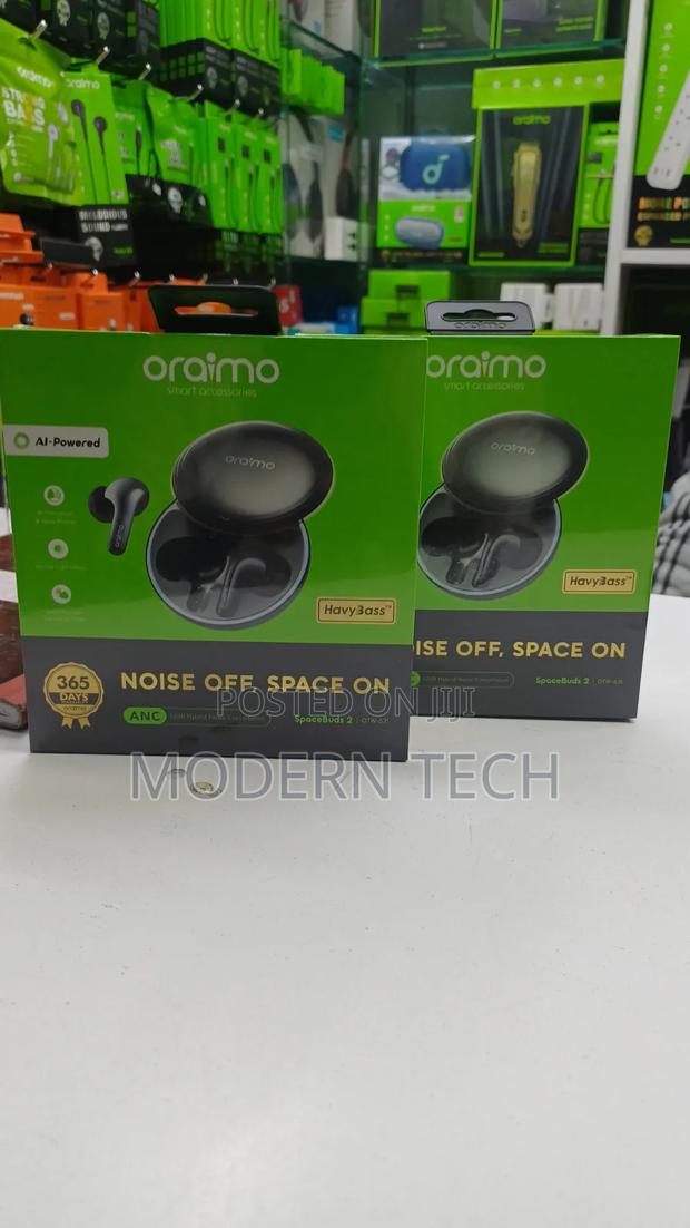 Oraimo Spacebuds 2 Earbuds Anc, Ai Translation Camera Control)