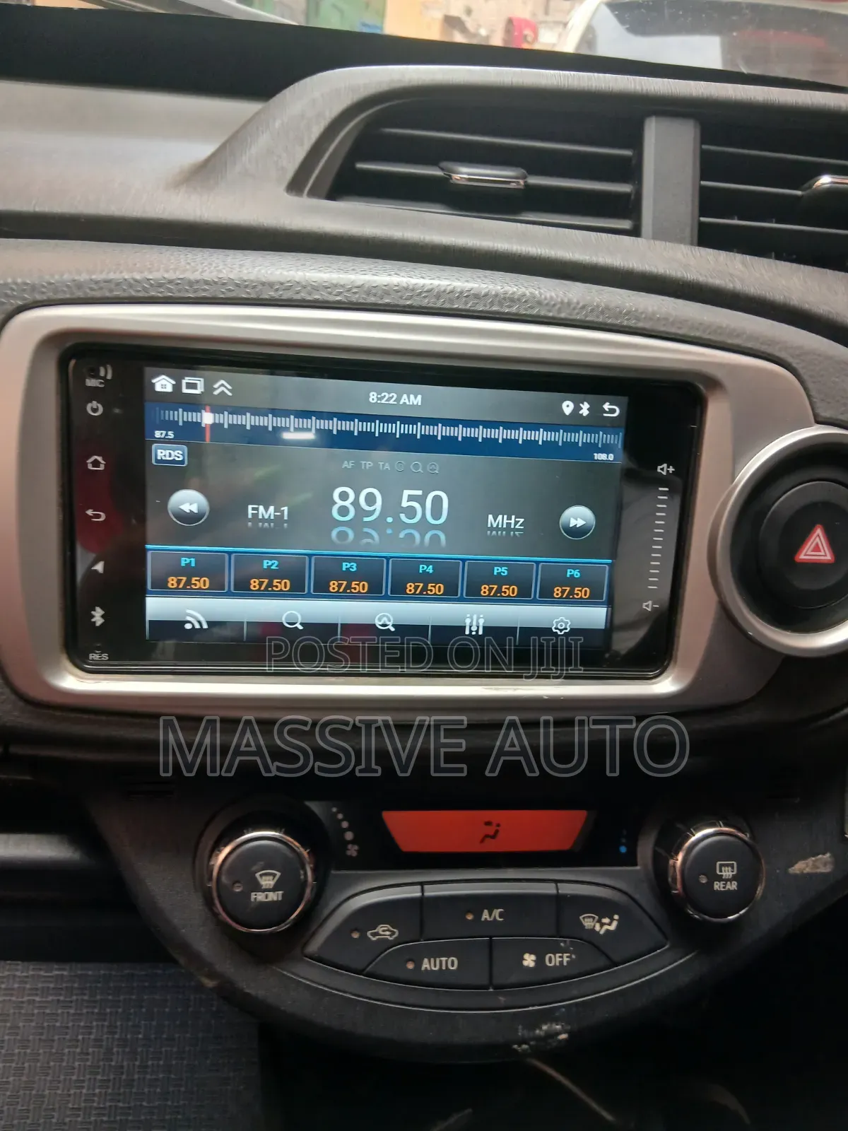 8inch Android Radio Fitted on Toyota Vitz/8" Android Radio System