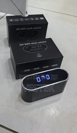 1080p Full Hd Video Recorder Alarm Table Clock Camera Indoor Wireless