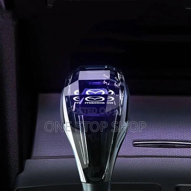 Mazda Led Crystal Gear Shift Knob 7 Color Automatic Switch