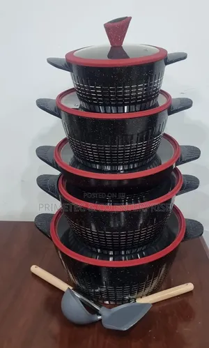 High Quality 12pcs Rackrain Granite Serve/Cookware