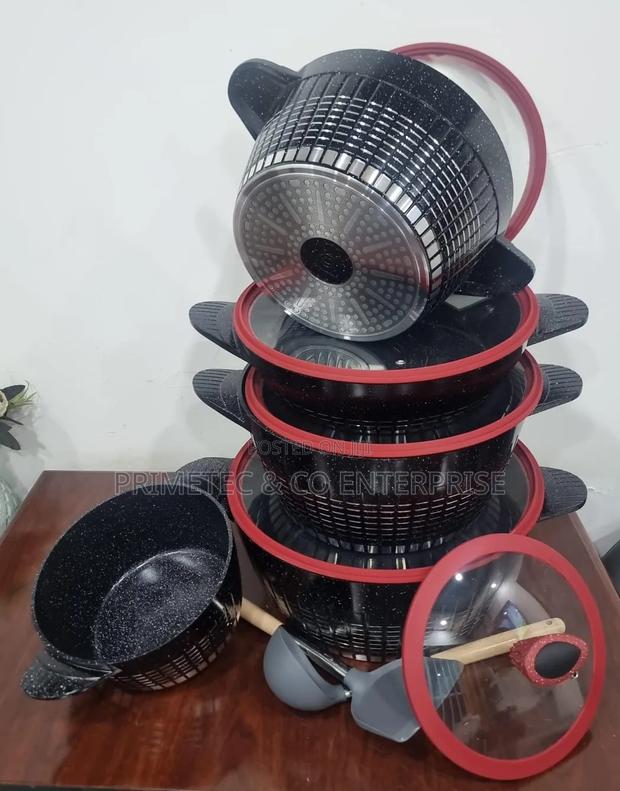 High Quality 12pcs Rackrain Granite Serve/Cookware - thumbnail 2