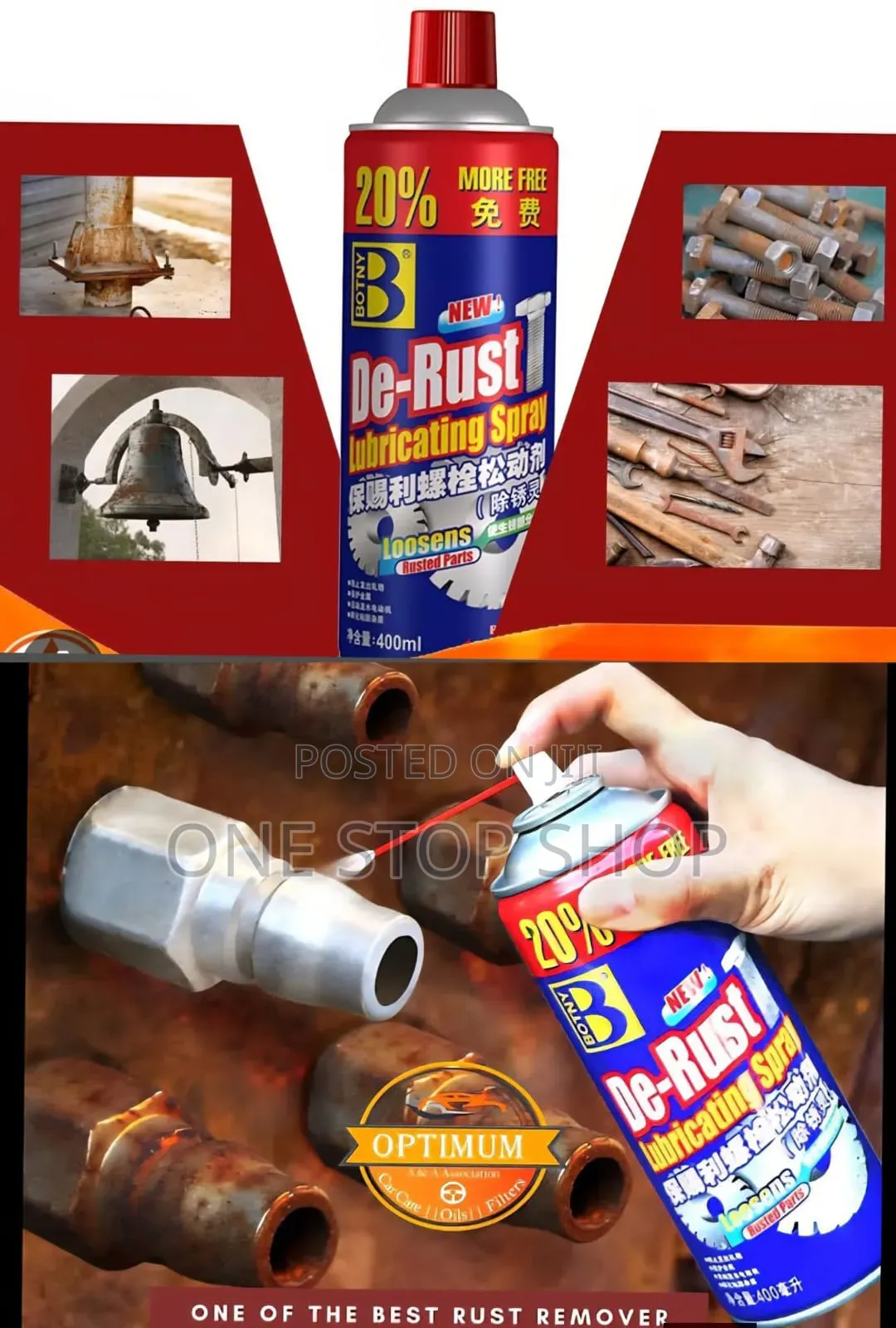 500ml Wd_40 De Rust Lubricant Spray ( Rust Remover