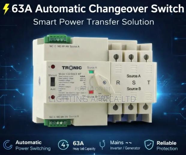 63a Automatic Change Over Switch Smart Power Transfer