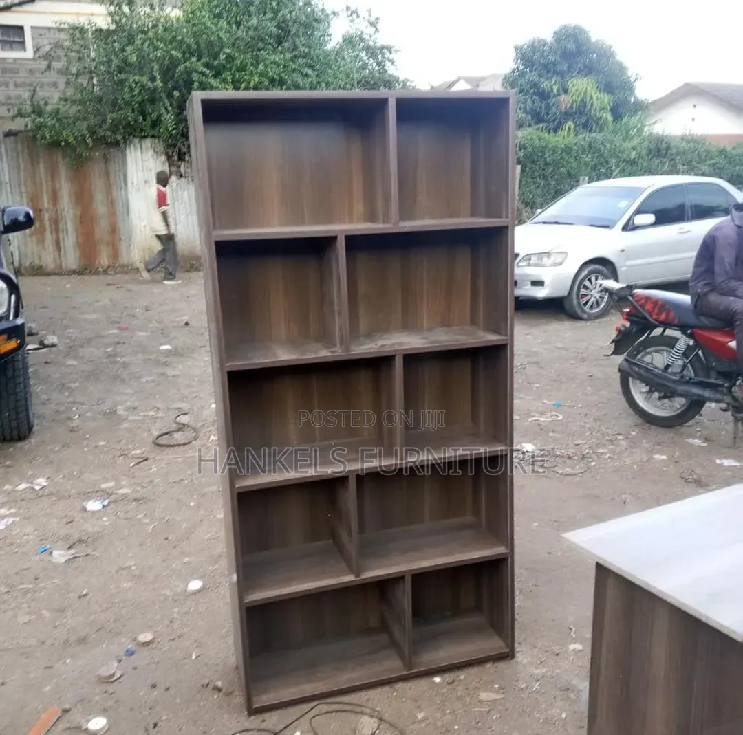 Wooden Bookshelf for Home, Office, and Study Rooms