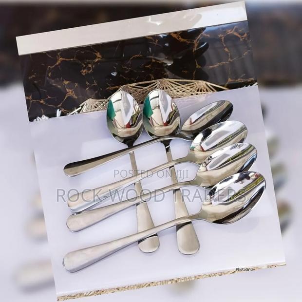 Heavy Gauge Stanless Steel Table Spoons 6spoons