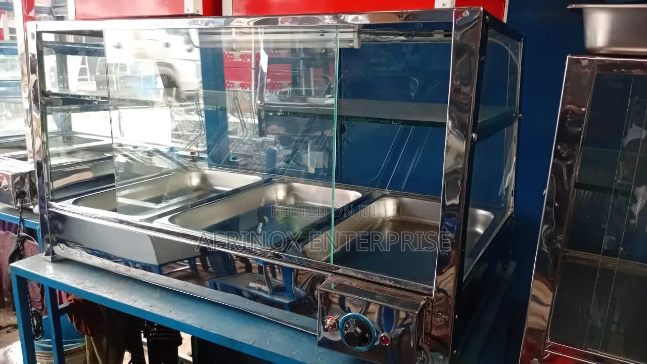 Chips Display Warmer With Food Inserts