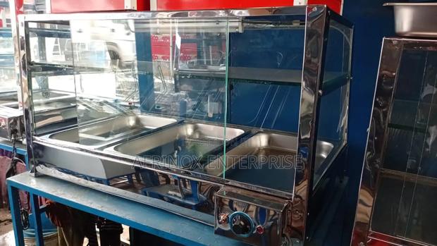 Chips Display Warmer With Food Inserts
