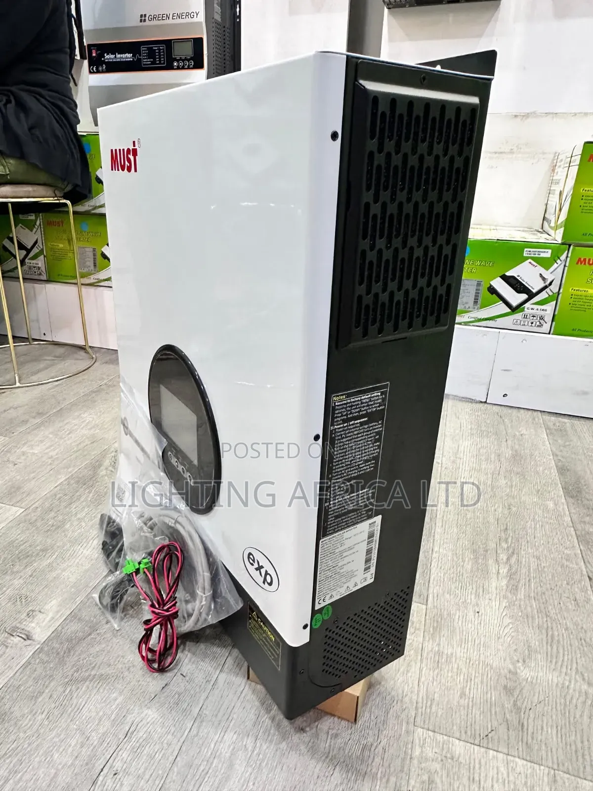 Must 12kva - 48v VHM Hybrid Inverter With -Wifi Dongle(150A - 500 Vdc)