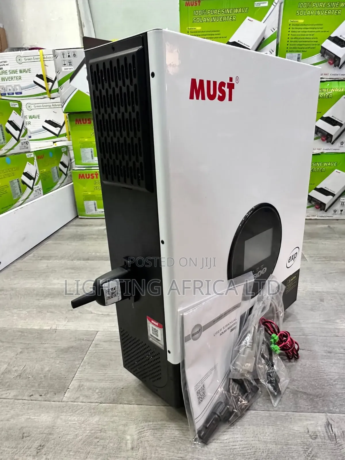Must 12kva - 48v VHM Hybrid Inverter With -Wifi Dongle(150A - 500 Vdc)