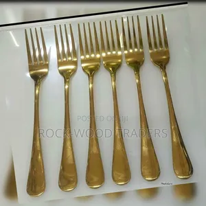 Quality Table Gold Folks 6pcs