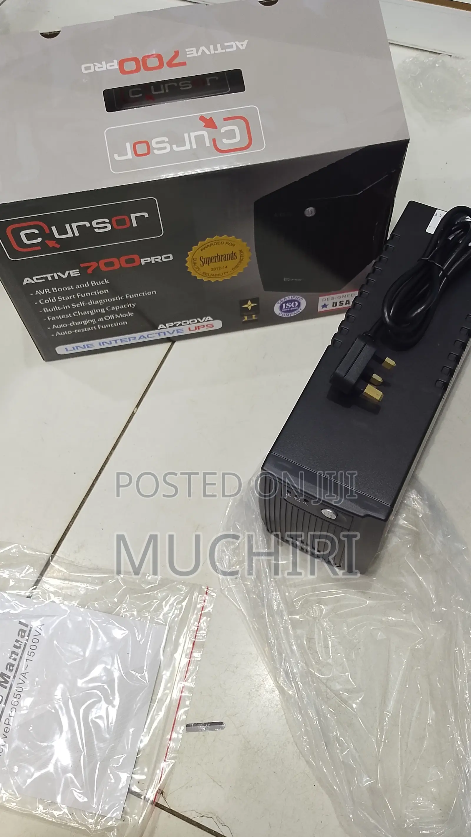 Cursor Ap-700va Active Pro Line Interactive Ups Cursor 700va Back Up