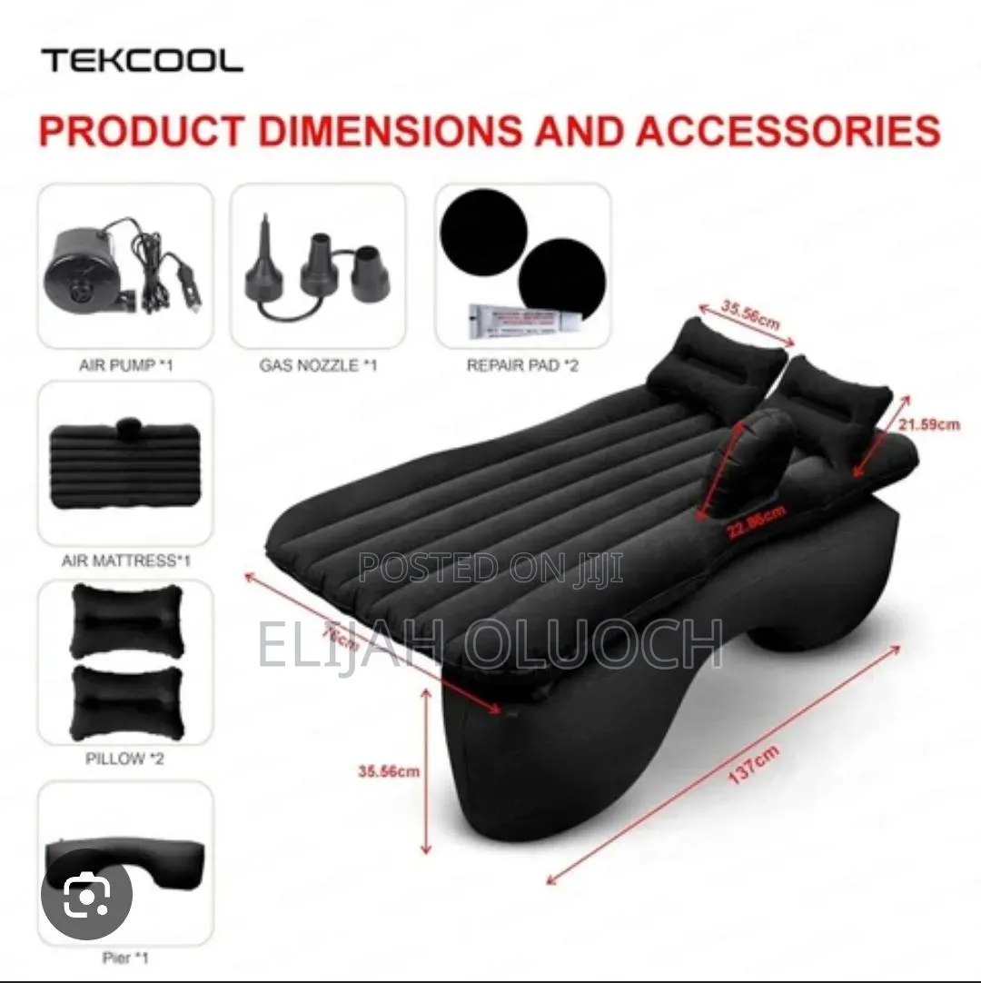 Car Back Seat Inflatable Bed Now Available in 3 Colours